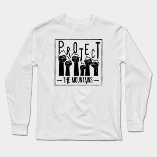 Protect the Mountains - Together Dark Long Sleeve T-Shirt